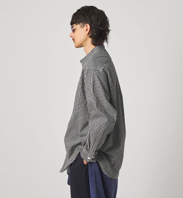 STEVEN ALAN「＜Steven Alan＞ リバティ ギンガムチェック リバースシーム シャツ LOOSE」|シャツ・ブラウス|