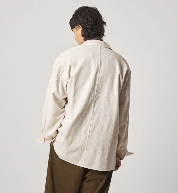 STEVEN ALAN「＜Steven Alan＞ CL クレープ オープンカラー オーバー シャツ」|シャツ・ブラウス|