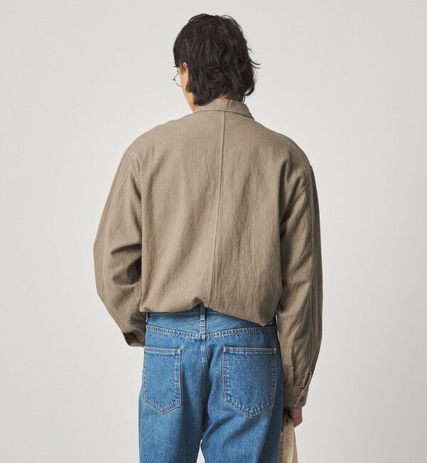 STEVEN ALAN「＜Steven Alan＞ CL クレープ オープンカラー オーバー シャツ」|シャツ・ブラウス|