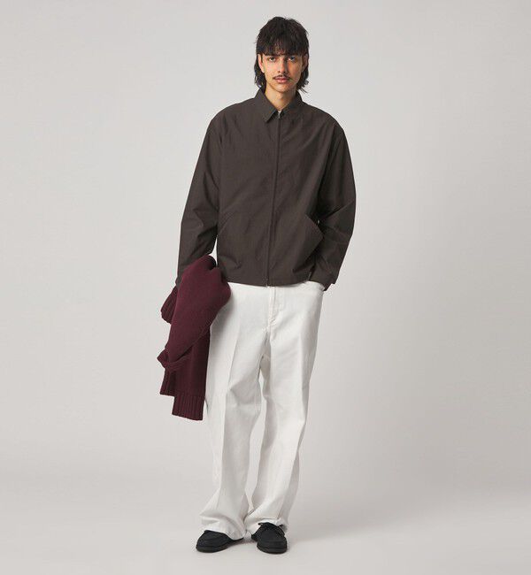 STEVEN ALAN「＜Steven Alan＞ C/PE マイクロチェック ワーク ブルゾン」|ブルゾン・スタジャン|