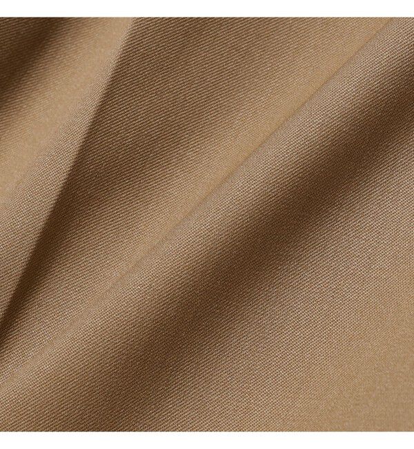 Demi-Luxe BEAMS 「ポリエステル ウール 2ループ ワイドパンツ」|チノ|