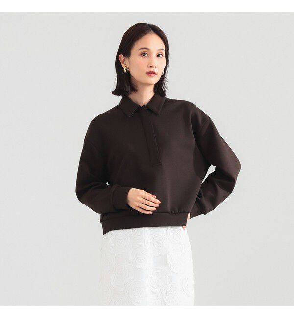 Demi-Luxe BEAMS 「ダンボール スキッパープルオーバー」|Tシャツ・カットソー|BROWN