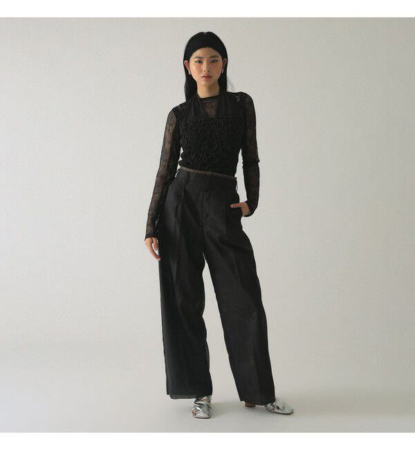 Ray BEAMS 「レース テープ キリカエ Tシャツ」|Tシャツ・カットソー|