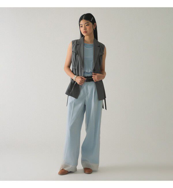 Ray BEAMS 「レイヤード ドロスト ジレ」|ベスト・ジレ|