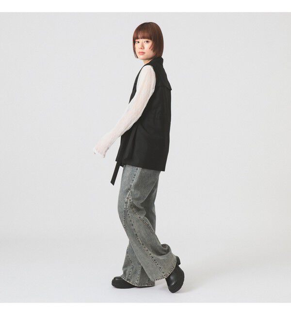 Ray BEAMS 「レイヤード ドロスト ジレ」|ベスト・ジレ|