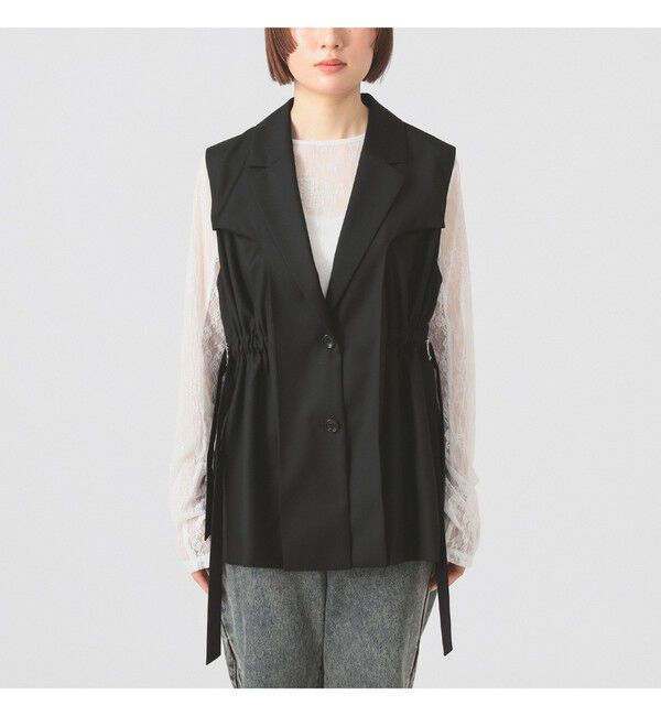 Ray BEAMS 「レイヤード ドロスト ジレ」|ベスト・ジレ|