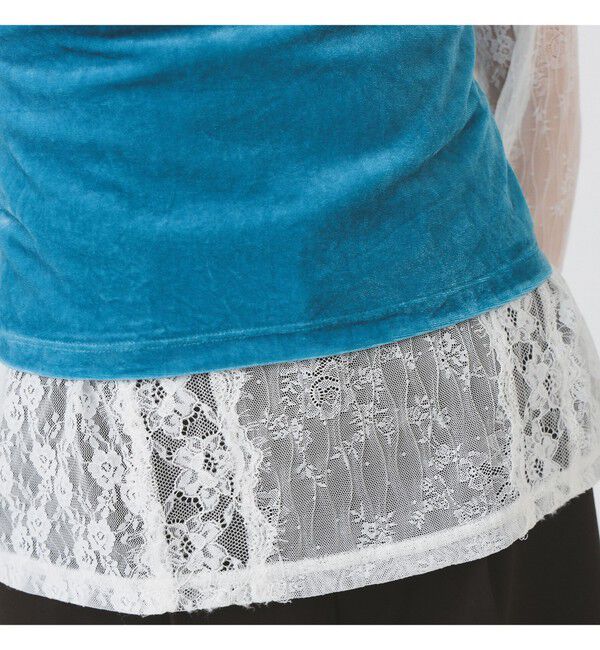 Ray BEAMS 「2WAY ベロア カップ付き キャミソール」|キャミソール|