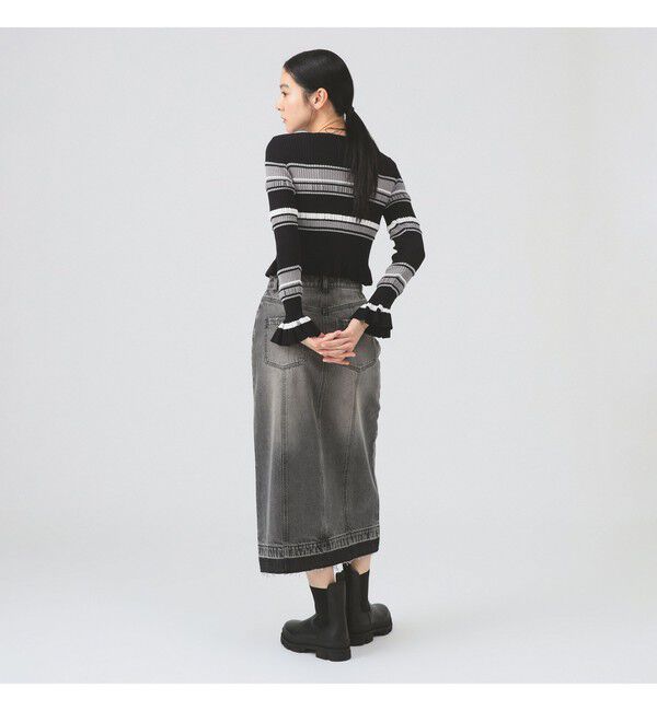 Ray BEAMS 「◎ｵｰﾊﾞｰﾀﾞｲﾃﾞﾆﾑSK」|スカート|