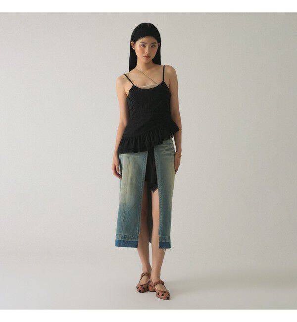 Ray BEAMS 「◎ｵｰﾊﾞｰﾀﾞｲﾃﾞﾆﾑSK」|スカート|