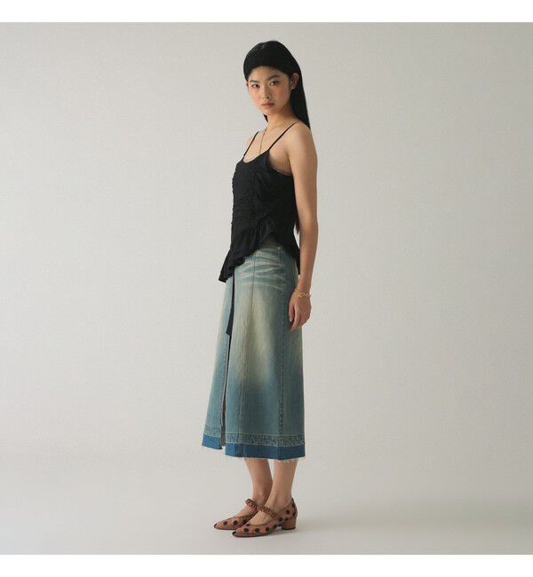 Ray BEAMS 「◎ｵｰﾊﾞｰﾀﾞｲﾃﾞﾆﾑSK」|スカート|