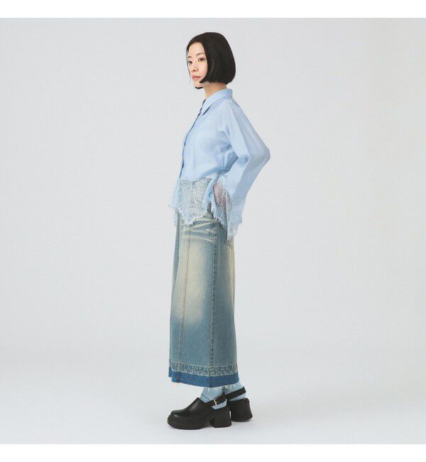 Ray BEAMS 「◎ｵｰﾊﾞｰﾀﾞｲﾃﾞﾆﾑSK」|スカート|