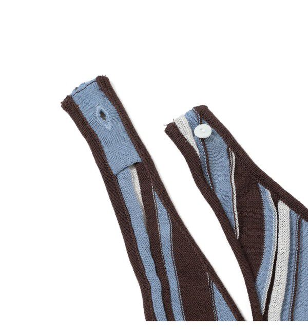 Ray BEAMS 「マルチストライプ ニット キャミソール」|キャミソール|