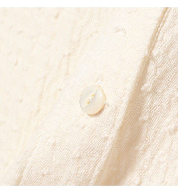 BEAMSBOY「ジャカード フリルギャザー ショートスリーブ」|Tシャツ・カットソー|