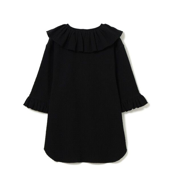 BEAMSBOY「ジャカード フリルギャザー ショートスリーブ」|Tシャツ・カットソー|