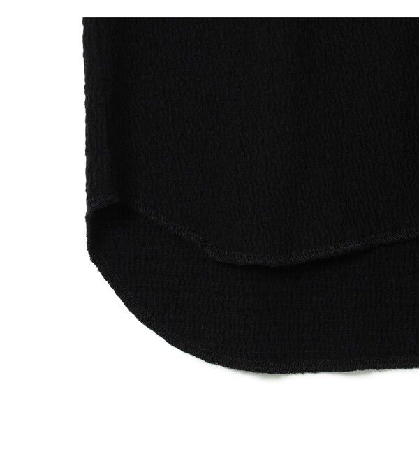 BEAMSBOY「ジャカード フリルギャザー ショートスリーブ」|Tシャツ・カットソー|