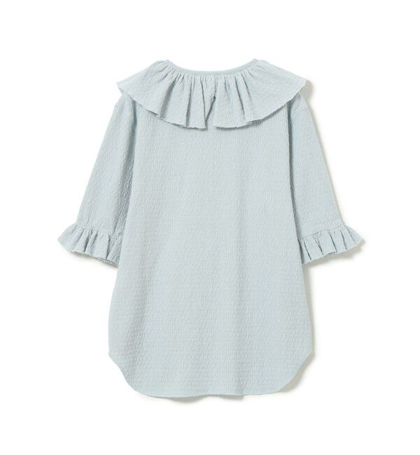 BEAMSBOY「ジャカード フリルギャザー ショートスリーブ」|Tシャツ・カットソー|