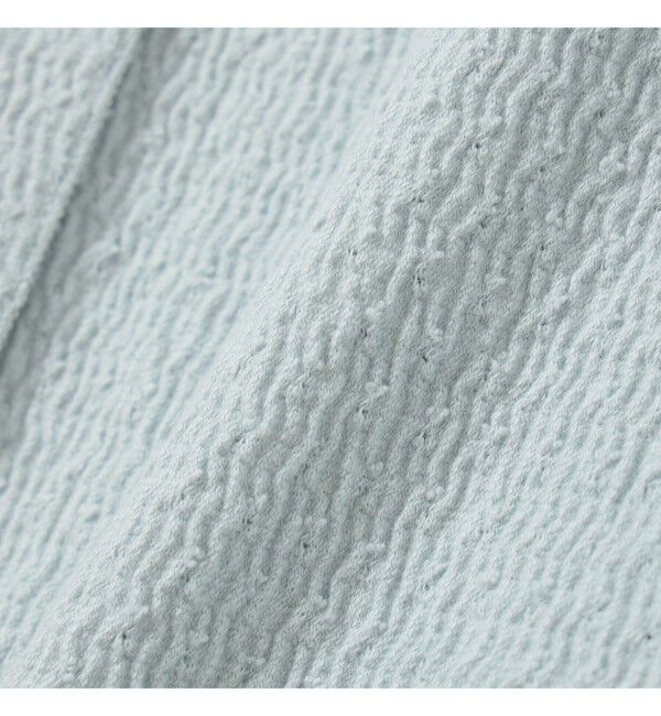 BEAMSBOY「ジャカード フリルギャザー ショートスリーブ」|Tシャツ・カットソー|