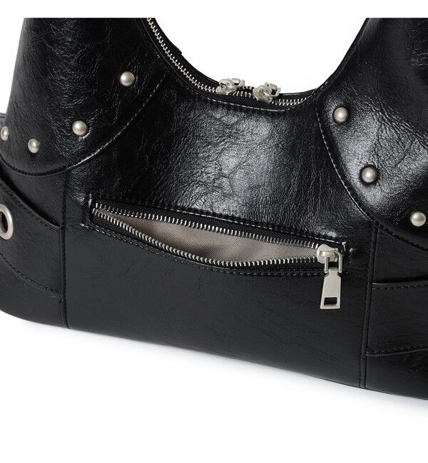 Ray BEAMS 「スタッズ ベルト バッグ」|トートバッグ|