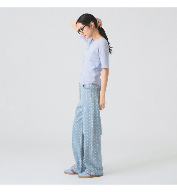 Ray BEAMS 「バックスリット カーブ ヘムTシャツ」|Tシャツ・カットソー|