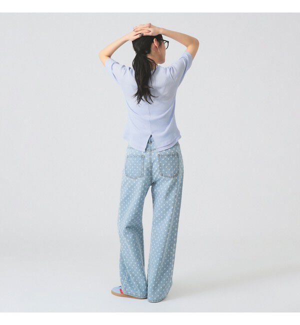 Ray BEAMS 「バックスリット カーブ ヘムTシャツ」|Tシャツ・カットソー|