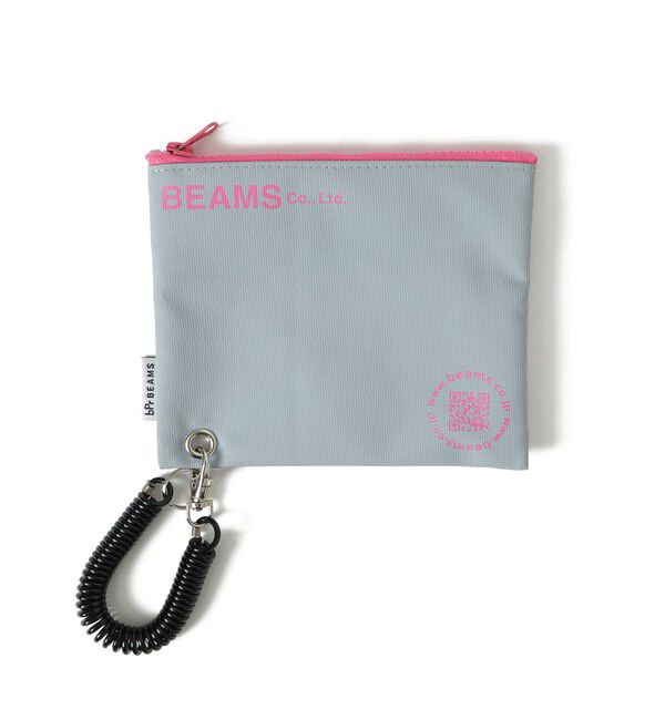 BEAMS「bPr BEAMS / ターポリン ロゴ ポーチ S」|ポーチ|