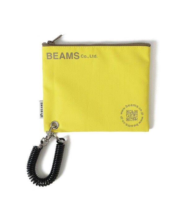 BEAMS「bPr BEAMS / ターポリン ロゴ ポーチ S」|ポーチ|