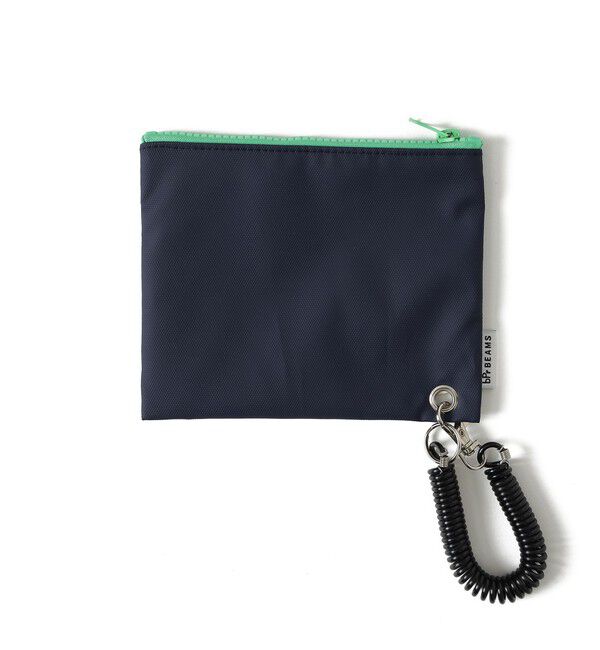 BEAMS「bPr BEAMS / ターポリン ロゴ ポーチ S」|ポーチ|