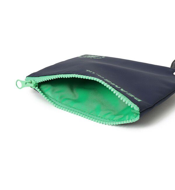 BEAMS「bPr BEAMS / ターポリン ロゴ ポーチ S」|ポーチ|