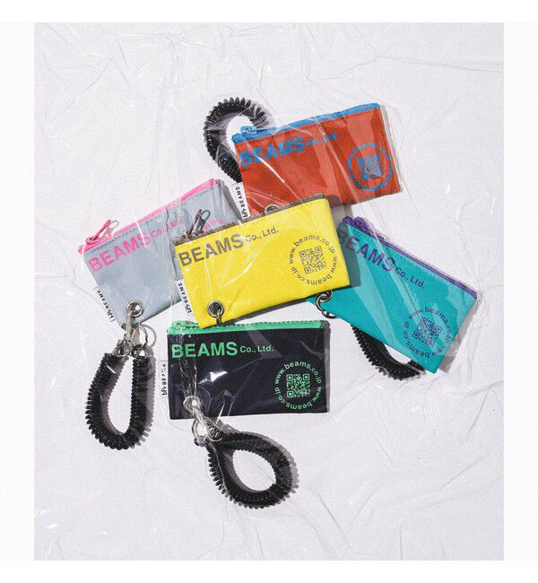 BEAMS「bPr BEAMS / ターポリン ロゴ ポーチ XS」|ポーチ|