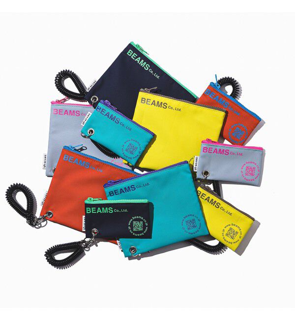 BEAMS「bPr BEAMS / ターポリン ロゴ ポーチ XS」|ポーチ|