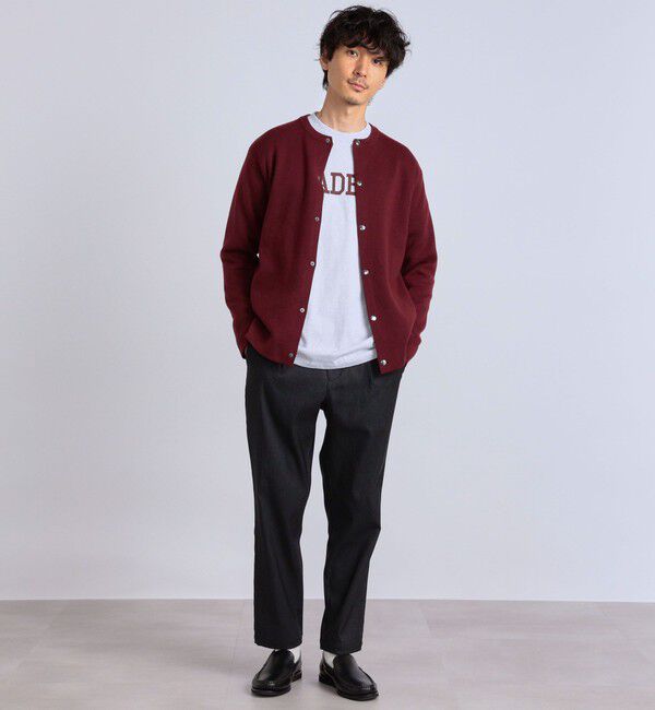 SHIPS any「SHIPS any: 〈手洗い可能〉 ミラノリブ クルーネック カーディガン 24SS◇」|カーディガン|