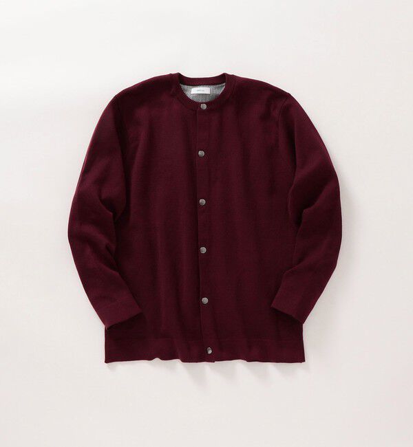 SHIPS any「SHIPS any: 〈手洗い可能〉 ミラノリブ クルーネック カーディガン 24SS◇」|カーディガン|
