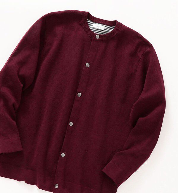 SHIPS any「SHIPS any: 〈手洗い可能〉 ミラノリブ クルーネック カーディガン 24SS◇」|カーディガン|
