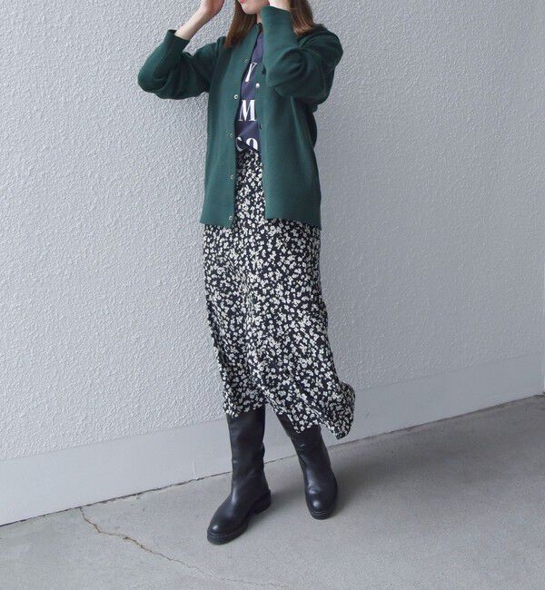 SHIPS any「SHIPS any: 〈手洗い可能〉 ミラノリブ クルーネック カーディガン 24SS◇」|カーディガン|