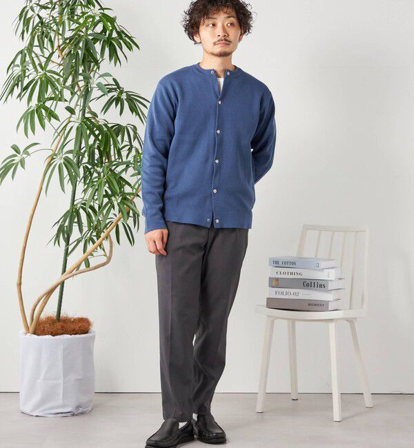 SHIPS any「SHIPS any: 〈手洗い可能〉 ミラノリブ クルーネック カーディガン 24SS◇」|カーディガン|