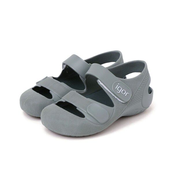 SHIPS KIDS「【WEB限定】igor:12～16cm / BONDI SANDAL SOLID」|サンダル|ライトオリーブ