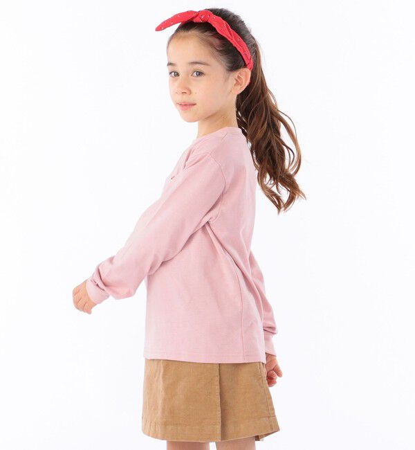 SHIPS KIDS「【WEB限定】SHIPS KIDS:100～160cm / ＜家族おそろい＞SHIPS マイクロロゴ ロングスリーブ TEE」|Tシャツ・カットソー|