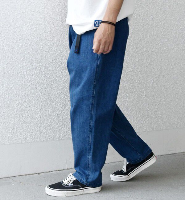 SHIPS any「【SHIPS any別注】GRAMiCCi: オーガニックコットン ルーズテーパード ストレッチ デニム パンツ◇」|デニム|