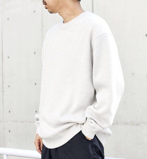 SHIPS any「SHIPS any: 〈手洗い可能〉コットン カシミヤ スウェットライク クルーネック ニット◇」|ニット・セーター|