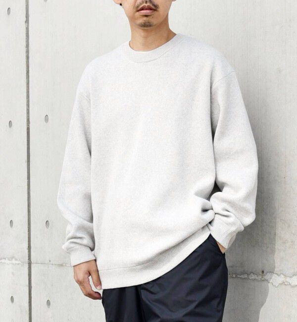 SHIPS any「SHIPS any: 〈手洗い可能〉コットン カシミヤ スウェットライク クルーネック ニット◇」|ニット・セーター|