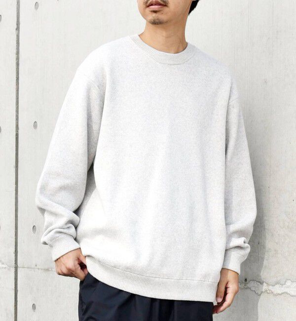 SHIPS any「SHIPS any: 〈手洗い可能〉コットン カシミヤ スウェットライク クルーネック ニット◇」|ニット・セーター|