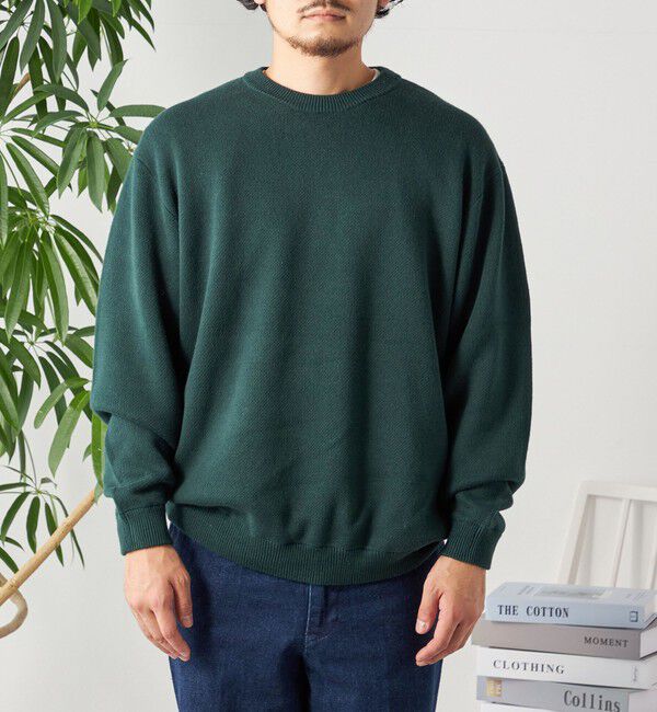 SHIPS any「SHIPS any: 〈手洗い可能〉コットン カシミヤ スウェットライク クルーネック ニット◇」|ニット・セーター|