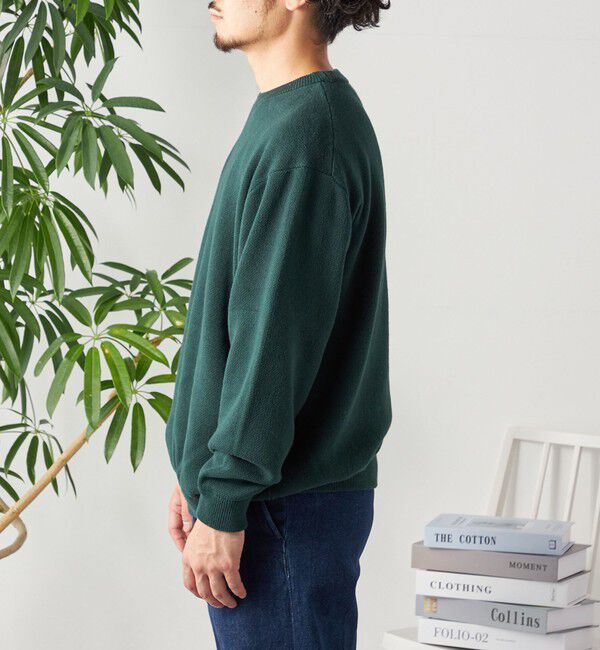 SHIPS any「SHIPS any: 〈手洗い可能〉コットン カシミヤ スウェットライク クルーネック ニット◇」|ニット・セーター|