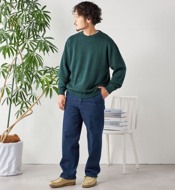 SHIPS any「SHIPS any: 〈手洗い可能〉コットン カシミヤ スウェットライク クルーネック ニット◇」|ニット・セーター|