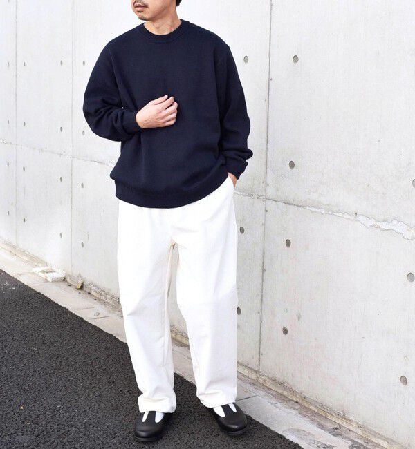 SHIPS any「SHIPS any: 〈手洗い可能〉コットン カシミヤ スウェットライク クルーネック ニット◇」|ニット・セーター|