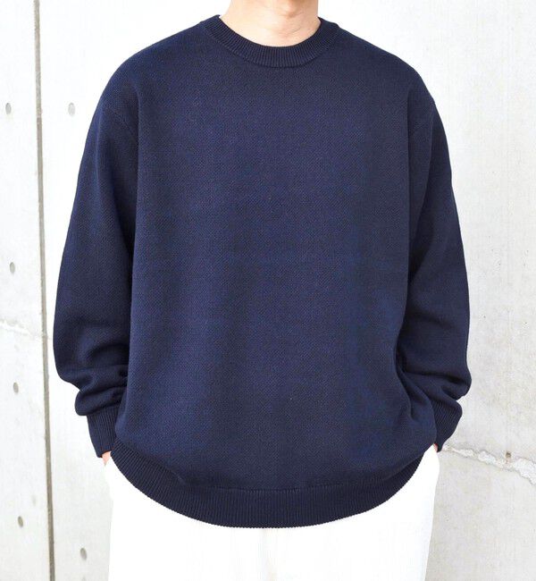 SHIPS any「SHIPS any: 〈手洗い可能〉コットン カシミヤ スウェットライク クルーネック ニット◇」|ニット・セーター|