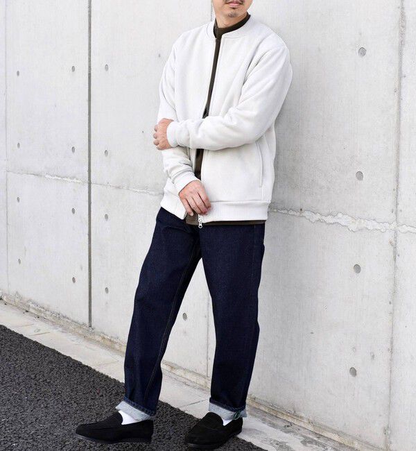 SHIPS any「SHIPS any: 〈洗濯機可能〉フェイクスエード (ポリエステル) ジップ ブルゾン 23AW◇」|ブルゾン・スタジャン|