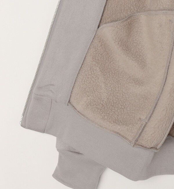 SHIPS any「SHIPS any: 〈洗濯機可能〉フェイクスエード (ポリエステル) ジップ ブルゾン 23AW◇」|ブルゾン・スタジャン|