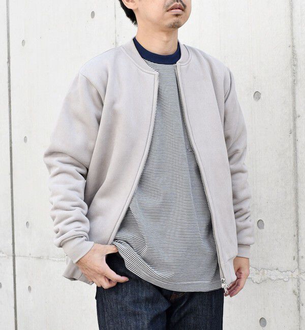 SHIPS any「SHIPS any: 〈洗濯機可能〉フェイクスエード (ポリエステル) ジップ ブルゾン 23AW◇」|ブルゾン・スタジャン|