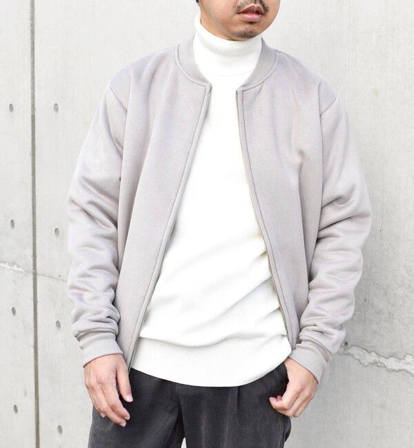 SHIPS any「SHIPS any: 〈洗濯機可能〉フェイクスエード (ポリエステル) ジップ ブルゾン 23AW◇」|ブルゾン・スタジャン|